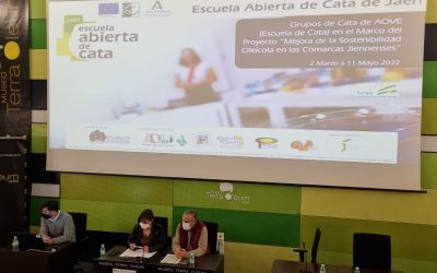 PRESENTACIÓN ESCUELA ABIERTA DE CATA DE ACEITES AOVES DE JAÉN, MENGÍBAR, 1 DE MARZO