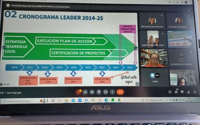 SESIÓN INFORMATIVA CONVOCATORIA 2022 LEADER en la SIERRA DE CAZORLA.
