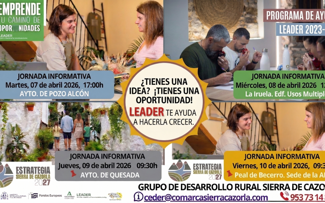 𝗖𝗜𝗖𝗟𝗢 𝗗𝗘 𝗝𝗢𝗥𝗡𝗔𝗗𝗔𝗦 INFORMATIVAS 𝗟𝗘𝗔𝗗𝗘𝗥: CONVOCATORIA 2023-27